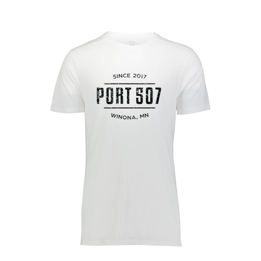 [FTSCUBWH-AS-LOGO1] Decker Men's Tri-Blend T-Shirt - Short Sleeve (Adult S, White, Logo 1)