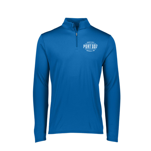 [FTLQFLRY-FAXS-LOGO2] Decker Women's Flex-Lite 1/4 Zip Shirt (Female Adult XS, Royal, Logo 2)