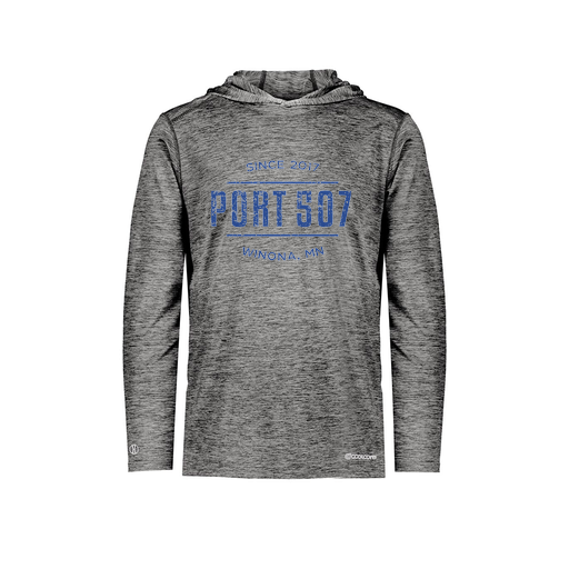 [FOLHCGBK-AS-LOGO3] Decker Men's Charge Hoodie (Adult S, Black, Logo 3)