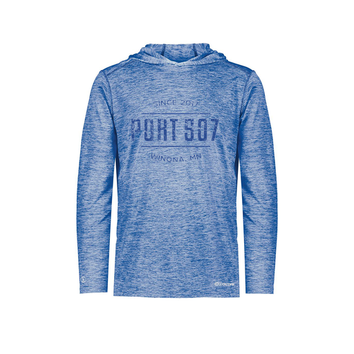 [FOLHCGRY-AS-LOGO3] Decker Men's Charge Hoodie (Adult S, Royal, Logo 3)