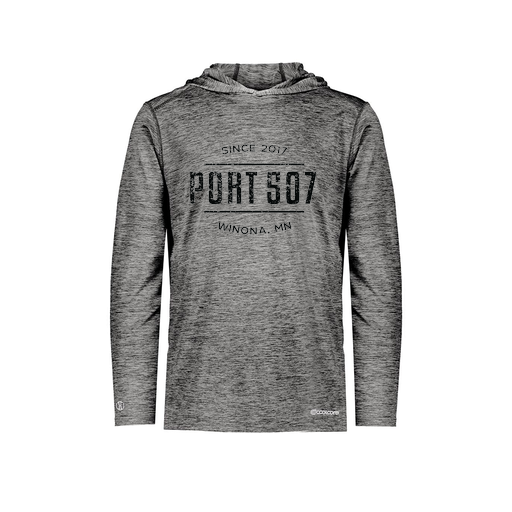 [FOLHCGBK-YS-LOGO1] Decker Youth Charge Hoodie (Youth S, Black, Logo 1)