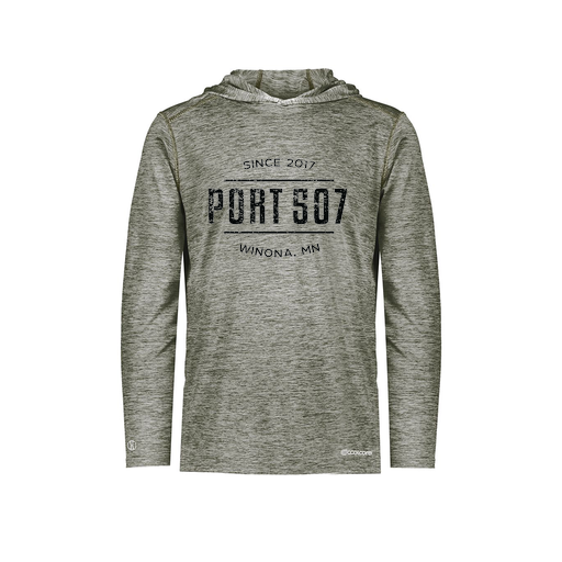 [FOLHCGGY-YS-LOGO1] Decker Youth Charge Hoodie (Youth S, Gray, Logo 1)